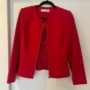 Tahari Bright Red Blazer - 4P